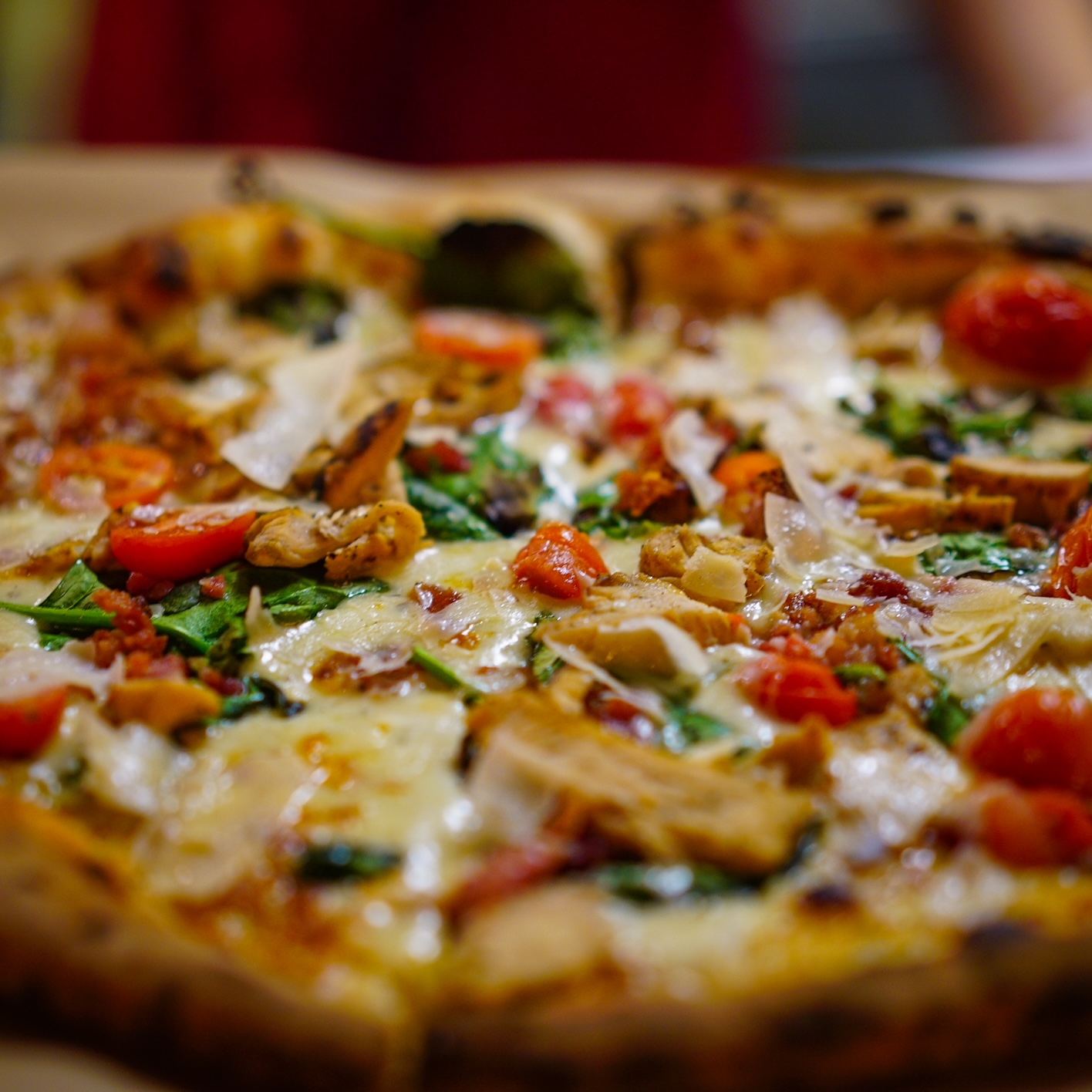 Wood-fired pizza from Fire Street Pizza